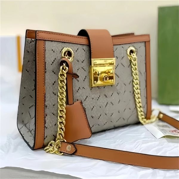 Diseñador de lujo Mujer Bolso de mano Bolsos de hombro Bolso Mujer Caja original Cuero Calidad Cruz Cuerpo Moda Señora Monedero Naranja Bolso Crossbody Bag Gocci Bag 7a