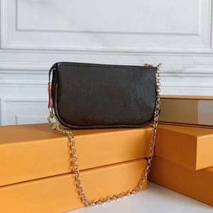 Designer de luxe femme portefeuille sac à main avec boîte sac à main embrayage porte-carte clés en espèces sacs de haute qualité fleurs lettres grille code de série