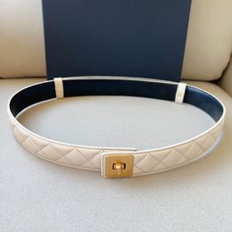 Ceinture de luxe de styliste pour femmes, mode assortie, Vintage, garniture de taille, largeur 3.0cm, taille cintrée avec robe, ceintures décoratives avec boîte