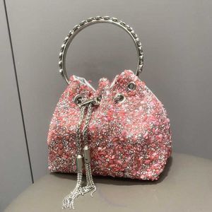 Luxe designer dames avondtassen handgemaakte handtas hete diamant schouder crossbody stenen decoratieve handtas