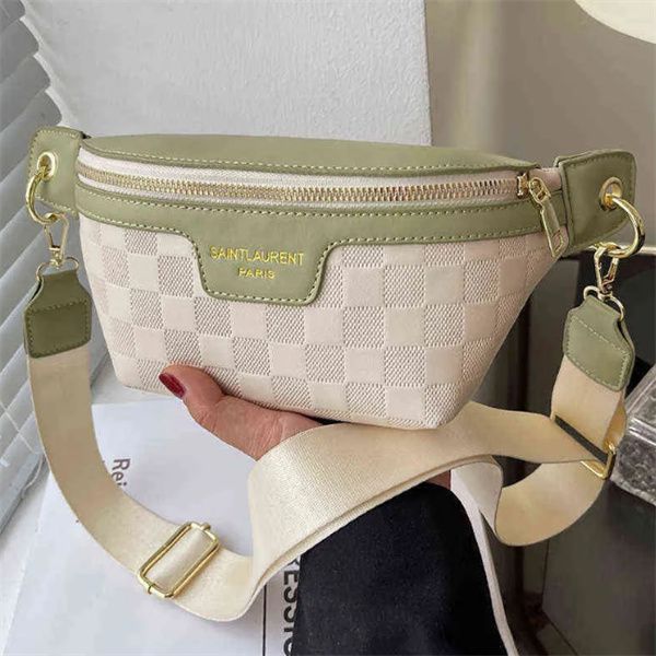 Designer de luxe Femmes Fanny Pack Pack Quality Cuir Sac Fashion épaule Crossbody Crossbody Coffre de marque Sac à main