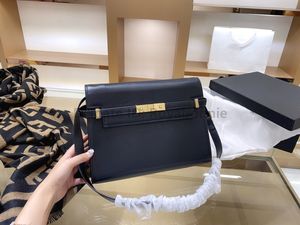 Luxe Designer Vrouwen Mode Schoudertassen Plain Letter Hasp Envelop Koeienhuid Zacht Leer Messenger bags Forenzentas