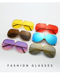 Designer de luxe femmes hommes lunettes de soleil mode plein cadre siamois unisexe lunettes de soleil Anti UV400 en 10 couleurs JC1101