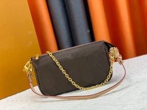 Luxe Designer Damestas Hoge Kwaliteit 2023 Pochette Accessoires Herfst/Winter Bundel Handtas Trekkoord Ontwerp Schoudertas Handtas 5A M82766