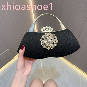 Luxe designer damesdiner schoudertas, shell tas, handtas, enkele schoudertas, onderarm handtas, crossbody damesmekering, diamant qipao-tas, kleine vierkante tas h339-1