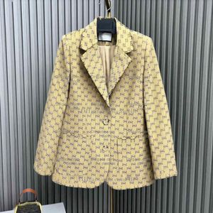 Costumes de luxe pour femmes Blazers veste manteau femme costumes vêtements printemps automne nouveau haut publié