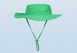 Diseñador de lujo mujer Casqueta de verano Logotipo de metal Sombreros de ala ancha Le Bob Artichaut Mujer Marca Bucket Hats6649233