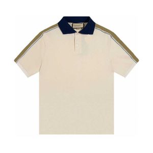 Luxe Designer Women T Shirt High Edition Classic Retro Shirt Polo Collar Sleeve Dress T-Shirt Unisex
