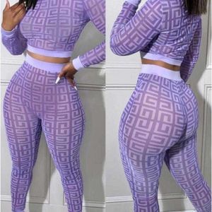 Luxe designer Women Tracksuits Two Peice Set Fall Spring 2 Pieces Letter Patroon Tmatching Sets Sexy Party Birthday Outfits Festival vakantiekleding