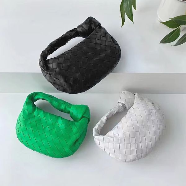 Diseñador de lujo para mujer TEEN JODIE grandes bolsos de mano de tejido de moda Bolso de punto Bolso bandolera de cuero para hombre Cartera Bolsos de hombro famosos Monederos Hobo de viaje Cremallera