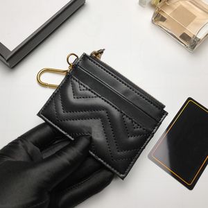 2023 Luxury Designer Card Holder Zipper Wallet Porte-monnaie en cuir véritable Mode Womans Purses Mans Porte-clés Cartes de crédit Sac Documents de voyage Détenteurs de passeport