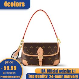 Diseñadores de lujo Baguette Bag Clutch Carteras M45985 Bolsos de piel de vaca Tote Stuff Sacks Diane Bag M46386 Cross Body para mujer Bolsas de cosméticos Hombro para hombre Hobo Pochette