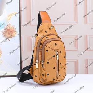 Designers de luxe Mcly AVENUE Sling Sac à bandoulière Mini Hommes Bandoulière Sacs de poitrine en cuir Sportif Sac à main en plein air Portefeuille mcm1688 sacs mcmly haute qualité