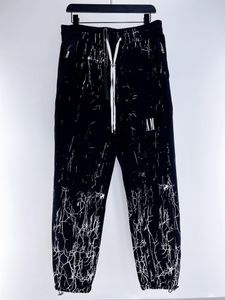 luxe ontwerpers herenbroeken herenbroekl Hoge kwaliteit 30 soorten stijl individualiteitslijn Bliksemprint Joggingbroek Heren Jogger Hiphop straat Casual broek