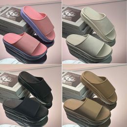 Luxe ontwerpers sandalen glijbaan merk vrouwen dames holle nieuw kleurplatform slippers damesglijbaan sandalen mode klassiekers retro mooie zonnige strand vrouw schoenen