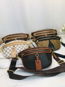 Designers de luxe Sacs de taille Classique Brown Flower Style BumBag Sacs à main de haute qualité Designer Fanny Pack Sac à main Sac à bandoulière Sac de ceinture M43644