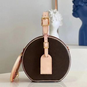 Sac à bandoulière de créateur Sacs à bandoulière longs pour femmes de luxe petite boite chapeau Sac MM PM Sac à main rond Monogram Embrayage de mode Cosmétique luois vuiton wallet Box M43514