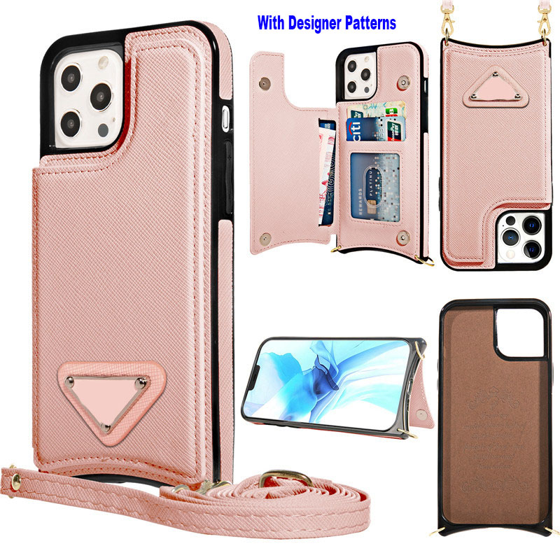 Luxury Wallet Designer P Fashion Telefonfodral f￶r iPhone 14Plus 14Promax 13 Pro Max 12 Mini 11 11Pro 6 7 8 Plus XS XR XSMAX PU L￤derdesigners Shell Protective Case