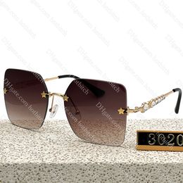 Luxus-Diamant-Sonnenbrille für Damen, HD-Objektiv, rahmenlose Brille, trendige polarisierte Sonnenbrille, Outdoor-Reise-Fahrsonnenbrille