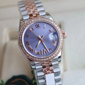 Montre de luxe en diamant pour femme, montre de haute qualité, 36MM, 31MM, mouvement mécanique automatique, 28MM, mouvement à Quartz, montre de mode pour femme