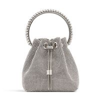 Diamants de luxe Sac de soirée Designer Crystal Mesh Bucket Handsbags Chaînes Sacs à bandoulière Sacs à bandoulière 220614