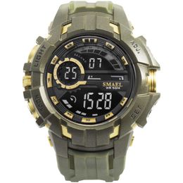 Luxury Digital Watch Men Watchs Sport WatchPoheproof Smael Regio Montre Shock Black Gold Big Clock Men Automatic 1610 Men Wtach Military 294O