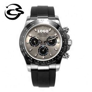 Reloj mecánico de buceo de lujo luminoso 904l acero Eta 4130 movimiento de sincronización 116519ln marca Vx9s