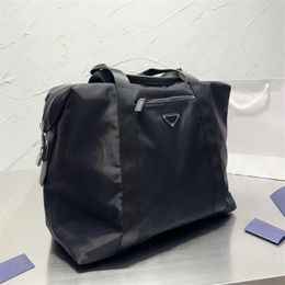 Sac de voyage de luxe pour hommes et femmes, fourre-tout à bandoulière, sacs de voyage en tissu de pluie en Nylon, sacs à main 256B