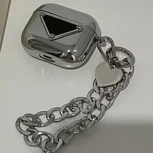 Accesorios de lujo para auriculares, funda para Airpods, diseñador para Airpods 1, 2, 3 Pro, Protector Triangle Shell Street 2309212Z