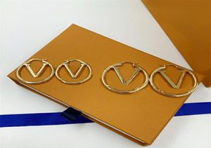 Luxe oorbellen ontwerper voor dames sieraden vergulde gouden studoren cjewelers houden van grote trendy brief Thanksgiving Day Fashion Uniq6407501
