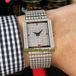 Luxe editie sieraden Watch -serie G0A02701 Gypsophila Diamonds Dial Zwitsers Quartz Beweging Mens Watch Diamond Case Lady Designer 218m