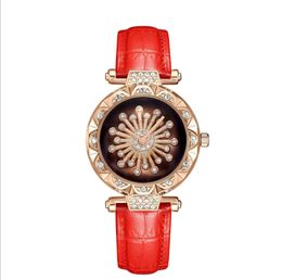 Reloj de cuarzo de diosa elegante de lujo Diamond Life Relojes de mujer multifuncionales impermeables y a prueba de roturas Marca SHIYUNME