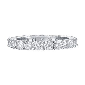 Luxe Elegante Belofte Ring 925 Sterling Zilver Diamond Engagement Wedding Band Ringen Voor Vrouwen Mannen Fijne Sieraden Gift Cluster Ringen