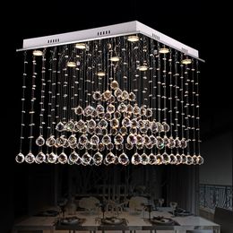 DHL 2020 Luxe Empire Crystal Moderne Klassieke Vintage Kroonluchter met GU10 9 Lights voor Woonkamer Slaapkamer Hotel Lobby Restaurant Hall