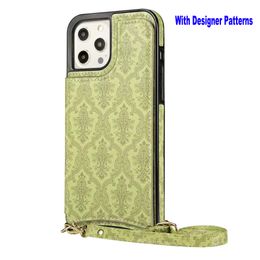Étuis portefeuille en cuir de style ethnique de luxe pour iPhone 14 Pro Max 13 12 11 Xsmax 8Plus 7G Mandragora Pattern Cover avec fentes pour cartes Kickstand Women Protective Phone Case
