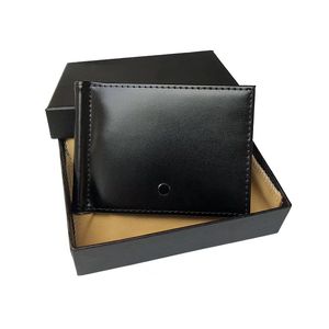 Europees populair The New Fashion Business Designer Mens Wallet Luxury Men Purse Short Billfol Echt lederen portemonnee