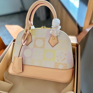 Sacs de soirée de luxe Designer Femmes sac à main marque Candy Couleur Couleur Plaid Sacs de coquille de sac à main