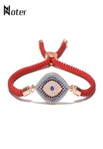 Bracelet de luxe en Micro cristal mauvais œil, chaîne de fil rouge, Bracelet ethnique de turquie pour femmes et filles, bijoux turcs porte-bonheur 3950991
