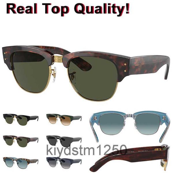 Lunettes de luxe Mega 0316s nouveau style lunettes de soleil polarisées hommes femmes lunettes de soleil de mode lentilles en verre véritable avec accessoires Z30X