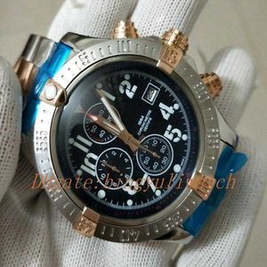 Ventes d'usine de luxe Super montres Men Blackbird Edition Watches Men 1-12 Marking Watch Quartz Chronograph Balck Dial Watch Men Wristwa 224m