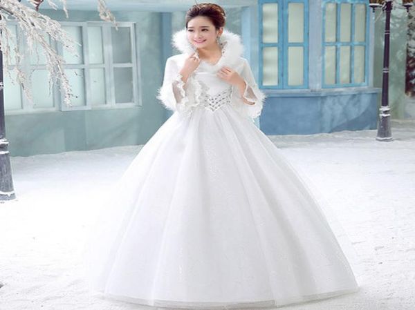 Luxury Fairy White Snow Queen Fan Fan Collar Rhinestone Beading Bowknot Vestido medieval Vestido Renacimiento Royal Princess Vestido B5527365