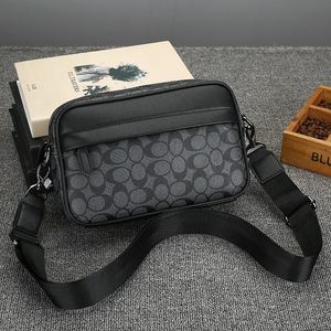 Sac messager d'affaires de conception de marque célèbre de luxe pour hommes femmes classique épaule mâle mode bandoulière Wen 240301