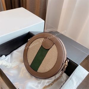 Luxe Beroemde Vrouwelijke Designer Handtassen Ophidia Serie Ronde Cakes Pakket Mini Schoudertassen Suede Leather Sense Microfiber Voering Fashion Cross Body