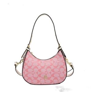 Bolso Hobo de media luna para mujer, bolsos de diseñador a la moda, bolso de hombro Simple, bolso informal versátil para ir al trabajo, novedad de 2024