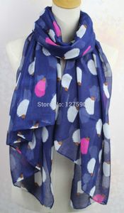 Luxe- Mode Hedgehog Print Sjaals Sjaals Dierpatroon Wrap Hijab Sjaal Mix 9 Kleur Groothandel