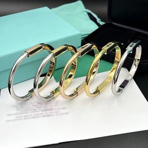 Bracelet de mode de luxe créateurs de bijoux bracelet bracelets barcelets cadeau d'anniversaire titane acier rose or argent homme adulte bracelets pour femme fête à la mode
