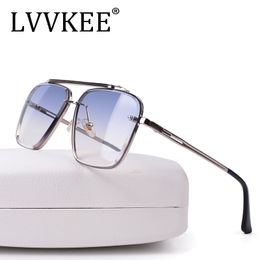 Luxe mode classique 2021 verres dégradés lunettes de soleil hommes Vintage marque Design lunettes de soleil Oculos