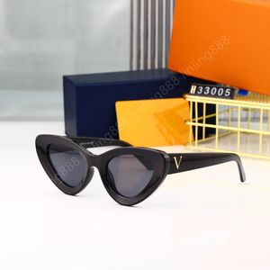 Luxe mode klassieke designer zonnebrillen voor dames vintage charmante cat eye frame zonnebrillen zomertrend veelzijdige stijl anti-ultraviolet geleverd met etui