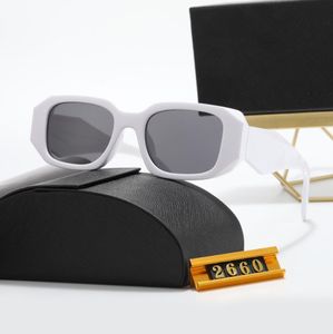 Gafas de sol de diseñador de moda de lujo Gafas de sol de playa para hombre Mujer Anteojos 7 colores de alta calidad con caja de regalo original