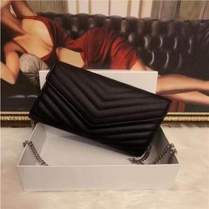 Mode de luxe chaîne en or sac en cuir femmes sac à main épaule sac à main sacs à main de luxe concepteur sacs de messager Wallet322S